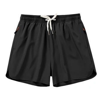 Летом 2023 года Новые мужские повседневные бермуды Trouers, пляжные черно-белые однотонные шорты, спортивные мужские брюки для бега, размер OverSize 5XL 6XL