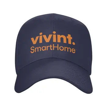 Логотип Vivint Smart Home Модная качественная Джинсовая кепка, Вязаная шапка, Бейсболка