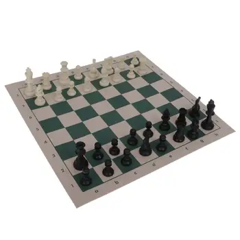 Международный шахматный набор со складной пластиковой шахматной доской и классическими элементами ручной работы
