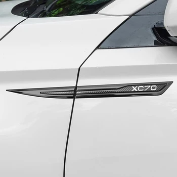 Металлические наклейки для Volvo Xc70 Стиль эмблемы автомобиля Боковое крыло Наклейки на крыло кузова Внешние Аксессуары