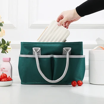 Модная портативная Термоизолированная сумка для ланча Cooler Lady Carry Picinic Food Tote, Изоляционная упаковка, Ланчбокс, Сумка для хранения 2023