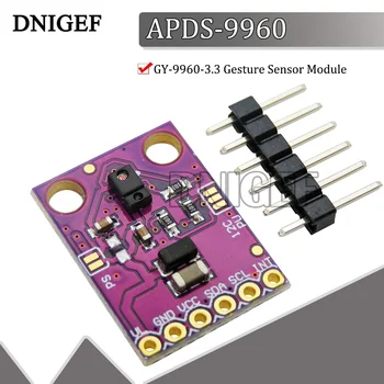 Модуль датчика жестов APDS-9960 GY-9960-3.3 Для обнаружения приближения и бесконтактного обнаружения жестов RGB и Gesture APDS9960