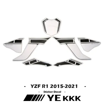 Мотоциклетный Обтекатель Shell Full Car Decal Наклейка Для YAMAHA YZF-R1 YZF-1000 2016-2021 R1 60th Anniversary Edition