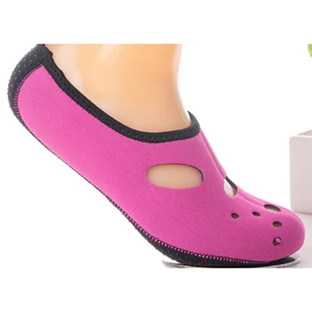 Мужская и женская водная обувь, Обувь для плавания, однотонная летняя водная пляжная обувь, Носки, Приморские тапочки-тапки