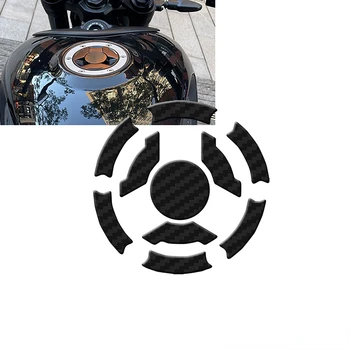 Наклейка на мотоцикл, высококачественная наклейка на шлем из топливного бака 3M, автомобильная 3D наклейка из углеродного волокна, подходит для ДЛЯ Trident660 765R /RS