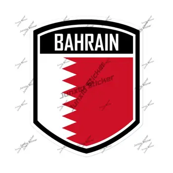 Наклейки с эмблемой флага Бахрейна, автомобильные наклейки, бамперы для окон автомобиля, виниловые наклейки для внедорожников, персонализированные декоративные аксессуары для автомобилей