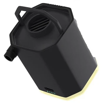 Наружный воздушный насос Наружный Портативный Электрический Надувной Матрас Черный ABS для кемпинга