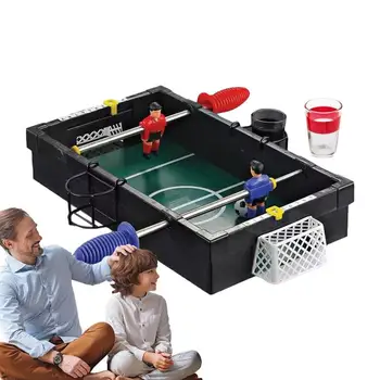 Настольный футбол, портативный футбольный игровой набор для двух игроков, 15-дюймовый настольный футбол, настольный футбол для взрослых и настольный футбол