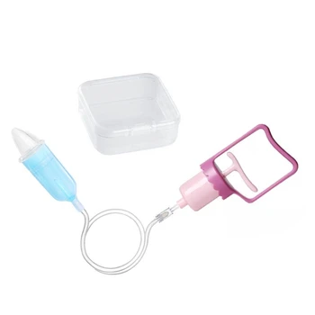 Нежный и эффективный детский назальный аспиратор, удобный очиститель для носа, безопасный и удобный в использовании инструмент для отсасывания из носа, долговечный