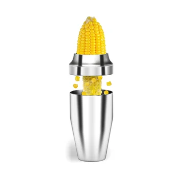 Овощечистка для кукурузы, устройство для снятия кукурузных початков с чашкой, кухонный инструмент для удаления кукурузных початков из нержавеющей стали 304