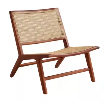 оптовая продажа скандинавского современного кресла для отдыха из ротанга уличных садовых стульев стульев для гостиной домашней мебели