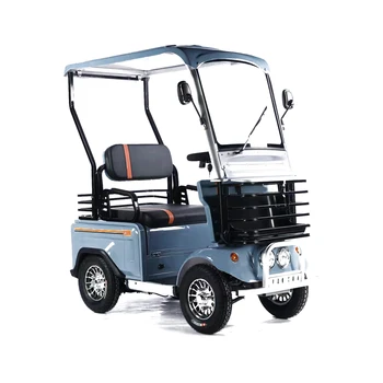 Оптовая продажа электрического самоката для пожилых людей мощностью 800 Вт 60 В, 4-колесный многоцелевой гольф-кар с крышей