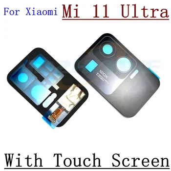 Оригинальный Новый Задний Сенсорный ЖК-Экран Digitizer Glass Для Xiaomi Mi 11 Ultra С Заменой Объектива Камеры На Запасные Части