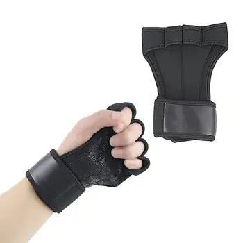 Перчатки для фитнеса черного цвета, которые нелегко скручивать, Модные и стильные Износостойкие браслеты с фиксирующим краем для фитнеса
