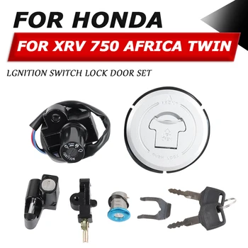 Подходит Для Honda XRV750 Africa Twin 1993-2000 Замок Зажигания Крышка Топливного Бака Ключ Замок Сиденья Комплект XRV 750 1994 1995 1996 1997