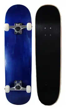 Полноразмерный стандартный скейтборд Maple Deck Skateboard - синий