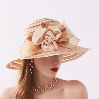Популярная женская шляпа с цветочным рисунком с защитой от ультрафиолета, летняя женская шляпа, портативная для пляжа