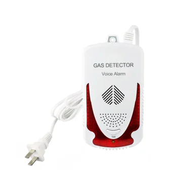 Портативный детектор утечки горючего метана сжиженного газа LPG Чувствительный бытовой тестер утечки Сигнализация для предупреждения о безопасности