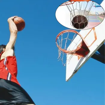 Прочная Металлическая Баскетбольная сетка-мишень Для Тренировок И матчей Металлическая Баскетбольная сетка Всепогодная