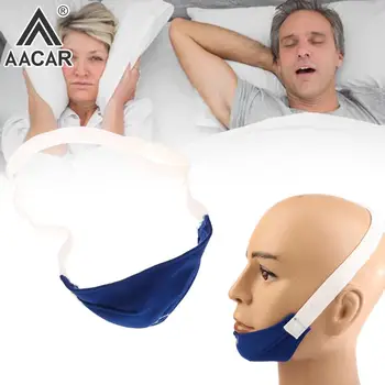 Регулируемый подбородочный ремень от храпа, Эластичная лента для коррекции дыхания во рту, Улучшающая Уход за сном Для мужчин и женщин
