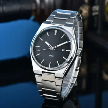 Роскошные Оригинальные мужские часы 2024 года с кварцевым хронографом PRX, высококачественные наручные часы с автоматической датой, часы AAA, бесплатная доставка