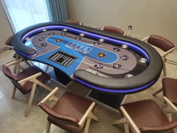 Роскошный стол для покера Texas Hold'em стол для фишек специальная скатерть для стола Цвет размер можно настроить стол для техасского покера