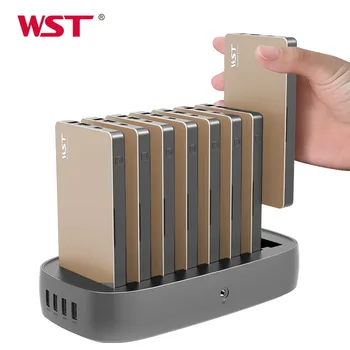 Самые продаваемые продукты WST power bank емкостью 8000 мАч usb-док-станция для зарядки в ресторане Бесплатный общий мобильный банк питания