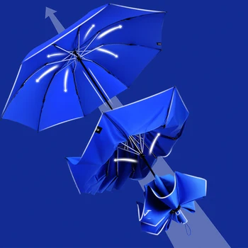Складной зонт с обратной подставкой, Ветрозащитный, Большой Автоматический зонт от дождя, Прочная тень зонта для двоих Guarda Chuvas, Дождевик