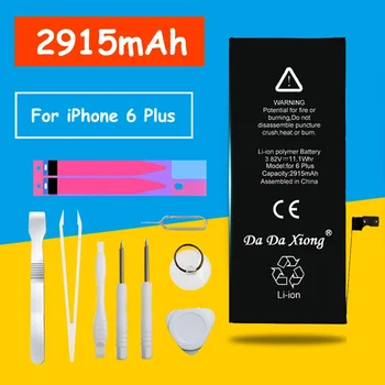Сменный аккумулятор для iPhone 6 Plus 6P 6Plus Емкостью 3,82 В 2915 мАч Литий-полимерный Встроенный С инструментами