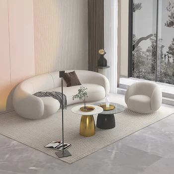 Современный диван в скандинавском стиле, Ленивый Минималистичный Эргономичный Белый Современный Диван для гостиной, Удобная Мебель для спальни, салон Канапе
