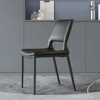 Современный обеденный стул в итальянском стиле, кожаное кресло из микрофибры, ресторанный стул в скандинавском стиле, роскошный домашний гарнитур