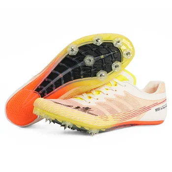 Спортивная обувь для спринта с шипами Lara Star Professional Мужская Женская Спортивная обувь для легкой атлетики для соревнований по бегу на короткие и средние дистанции
