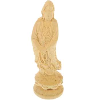 Статуя Богини Сострадания Сидящая Статуя Китайские украшения Фэншуй Статуэтка для медитации Статуя Богини Скульптура