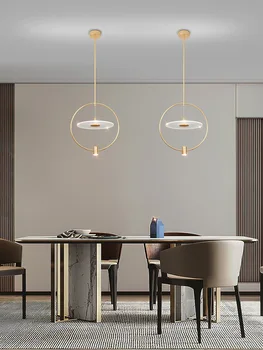 Столовая люстра роскошное искусство творческая спальня современный бар обеденный стол офис персонализированные подвесные простые лампы