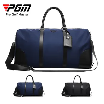 Сумка для одежды для гольфа PGM, мужская нейлоновая сумка большой емкости, ультралегкие и портативные кроссовки для гольфа, двухслойная сумка через плечо.
