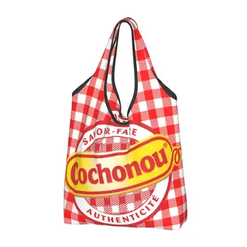 Сумка для покупок Recycling Pig Cochonou, женская сумка-тоут, портативные сумки для покупок в продуктовых магазинах