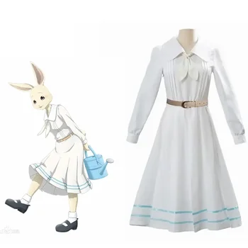 Унисекс аниме Cos BEASTARS Haru Rabbit Костюмы для косплея на Хэллоуин, наборы для Рождественской вечеринки, форменные костюмы