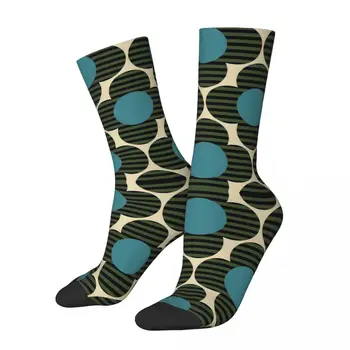 Футбольные носки Crazy Design Orla Kiely, простые носки из полиэстера с цветочным рисунком для женщин и мужчин, нескользящие