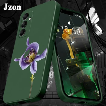 Чехол для телефона с фиолетовым рисунком орхидеи для Samsung Galaxy M22 A22 A14 A13 A04s A04e A04 5G Задняя крышка