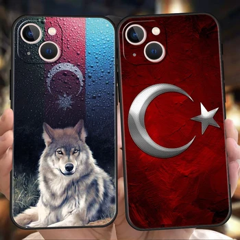 Чехол для телефона с Флагом Турции Чехол для iPhone 15 14 13 12 Pro Max XR XS X 11 7 8 Plus SE 2020 13 Mini Silicone Soft Fundas Shell Coque