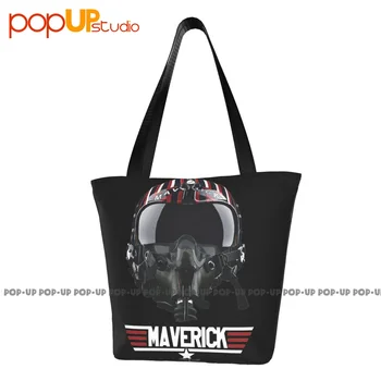 Шлем Top Gun Mavericks с позывным, ретро-сумки, универсальная сумка для покупок в супермаркете