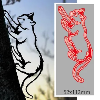 Штампы для резки металла форма животное кошка украшение Альбом для вырезок нож для рукоделия форма лезвие перфоратор трафареты