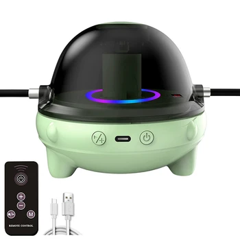 Электрическая машина для подсчета очков с красочной лампой Интеллектуальный пульт дистанционного управления Bluetooth Музыка Автоматическая Зеленая веревка
